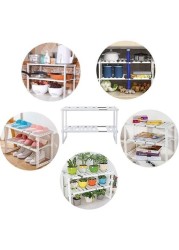 Two Floors Under Sink Organizer for Kitchen and Toilet, Multipurpose Storage Rack for Home