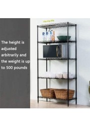 Nosense Metal Wire Shelves for Storage, 5 Shelves for Kitchen or Bathroom