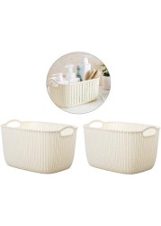 Aiwanto 4 Pcs Kitchen Storage Box Home Storage Box Bathroom Shelf Storage Box Storage Plastic Containers