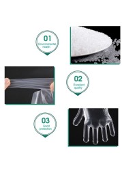 Kervas PE Disposable Gloves - 100 Pieces