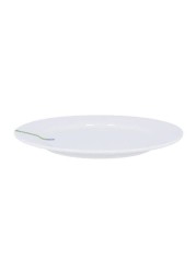 Royalford Magnesia Porcelain Flat Plate - White