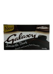 Galaxy Smooth Dark Chocolate 40g x Pack of 24