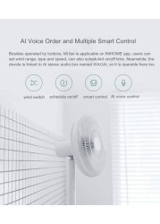 Xiaomi Mi Standing Smart Fan for Your Home Cooler, House Floor Fans Portable Air Conditioner Natural Wind With Mijia APP Control|1C