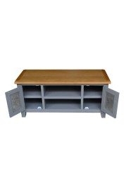 Harrogate MDF & Oak  TV Unit (100 x 40 x 45 cm, Large)