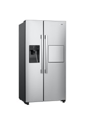 Gorenje Freestanding Side-By-Side Refrigerator, NRS9181VXBUK (605 L)