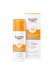 كريم الحماية من الشمس Eucerin Sun Cream SPF50 + Tinted CC Medium Cream 50 مل