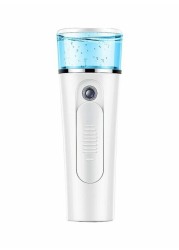 Cool Baby - Water Nano Spray Steamed Face Replenishing Instrument Nnj158-Naa White/Blue