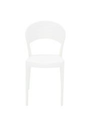 Tramontina Sissi Summa Polypropylene & Fiberglass Closed Backrest Armchair (43.5 x 80 x 52.5 cm)