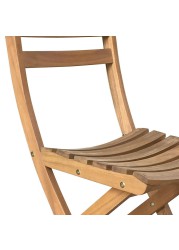 كرسي قابل للطي خشب كينا تي إتش بي (37 × 58 × 86.5 سم، قطعتين)