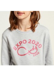 Expo 2020 Printed Pullover with Long Sleeves