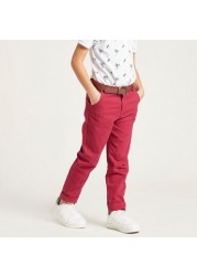 Juniors Solid Woven Pants