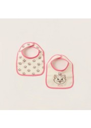 Disney Marie Printed 4-Piece Bib and Booties Set