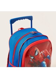 Spider-Man Print 5-Piece Trolley Backpack Set