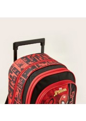 Spider-Man Print Trolley Backpack - 16 inches