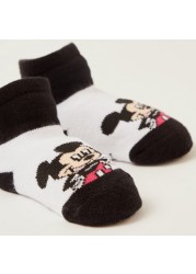 Disney Mickey Mouse Print Booties