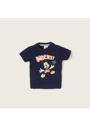 Disney Printed T-shirt with Short Sleeves - Set of 2