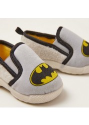 Batman Print Baby Shoes with Pull Tabs