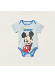 Disney 4-Piece Mickey Mouse Print Clothing Set