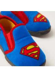 Superman Print Baby Shoes