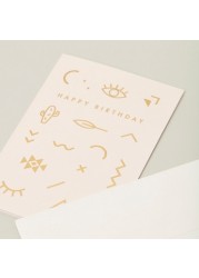 Pigment Symbols Birthday Card