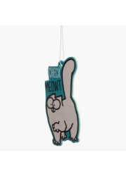 Puckator Vanilla Scented Simon's Cat Check Meowt Air Freshener