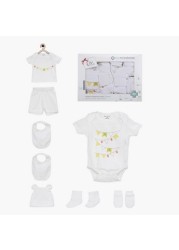 My Milestones Solid 8-Piece Infant Clothing Set