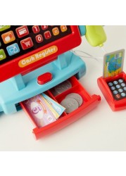 Playgo 34-Piece Touch and Count Supermarket Till Playset