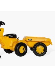 Rolly Toys 3-Wheeler CAT Ride-On Tractor with Trailer