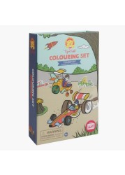 Tiger Tribe Transport Colouring Set