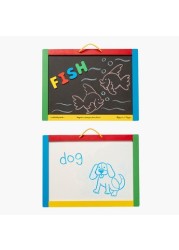 Melissa & Doug Magnetic Chalkboard Dry-Erase Board