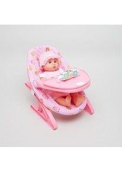 Nursery Baby Doll Playset with 5-in-1 Accessories