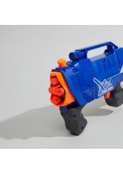 Blaze Storm Manual Soft Dart Gun with 20-Piece Dart Bullets