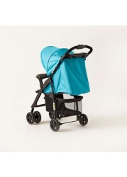 Juniors Hugo Baby Stroller with Basket and Canopy