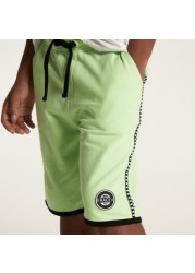 Juniors Solid Shorts with Drawstring Closure and Pockets