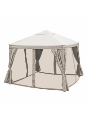 Preston Square Steel Gazebo GoodHome (3000 x 2880 x 3000 mm)