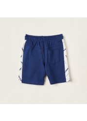 FIFA Panelled Shorts with Drawstring Closure and Pockets