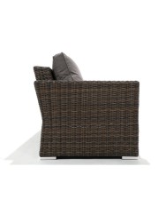 Agartha 3-Seater Rattan Sofa W/Cushions Generic (207 x 80 x 90 cm)