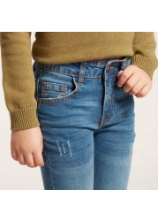 Juniors Solid Jeans with Pockets