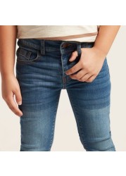 Juniors Solid Jeans with Pockets