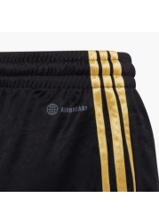 adidas Printed Mid-Rise Shorts with Elasticated Closure