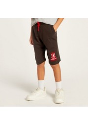 Liverpool Logo Detail Crew Neck T-shirt and Short Set