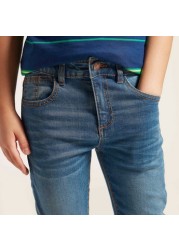 Juniors Solid Jeans with Pockets