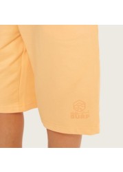 Juniors Solid Shorts with Drawstring Closure and Pockets