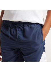 Juniors Panelled Shorts with Pockets and Elasticated Waistband