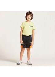 Adidas Print Shorts with Elasticated Waistband