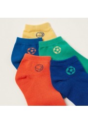 Gloo Assorted Ankle Length Socks - Set of 5