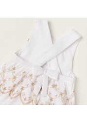 Giggles Lace Detail Sleeveless Romper