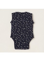 Giggles All-Over Printed Sleeveless Bodysuit