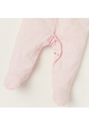 Juniors Solid Closed Feet Sleepsuit with Long Sleeves