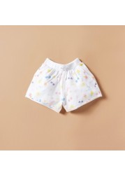 Juniors Printed Sleeveless Top and Shorts Set